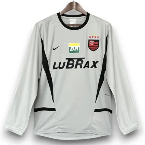 Camiseta Flamengo 2002-2003 Portero Local Manga Larga