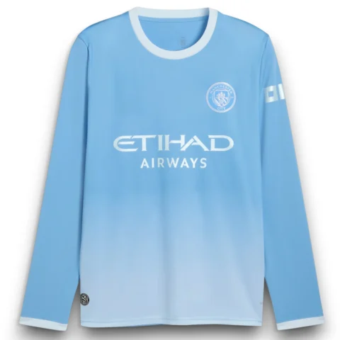 Camiseta Manchester City 2026-2027 Local Manga Larga