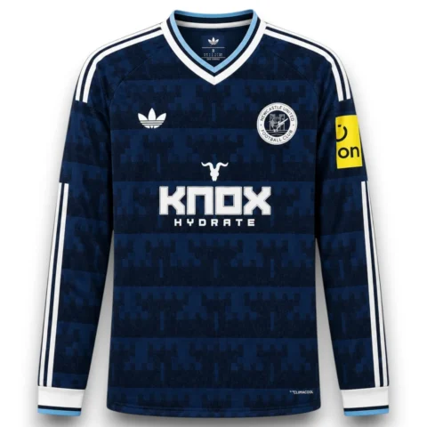 Camiseta Newcastle 26-27 Segunda Manga Larga