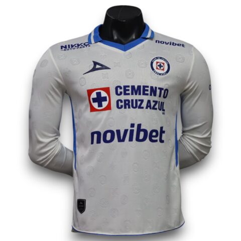 Camiseta Cruz Azul 26-27 Visitante Manga Larga - Version Pro Player