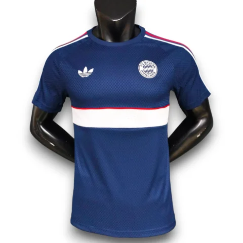 Camiseta Bayer Munich 26-27 Blue Originals Retro - Pro Player