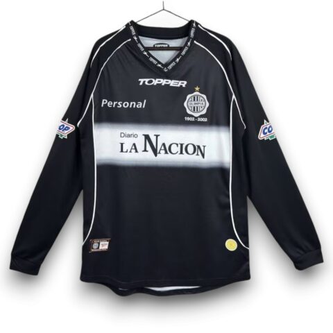 Camiseta Club Olimpia 2002 Segunda Manga Larga