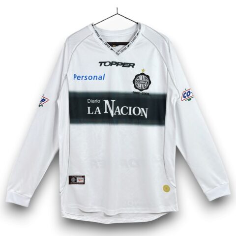 Camiseta Club Olimpia 2002 Local Manga Larga